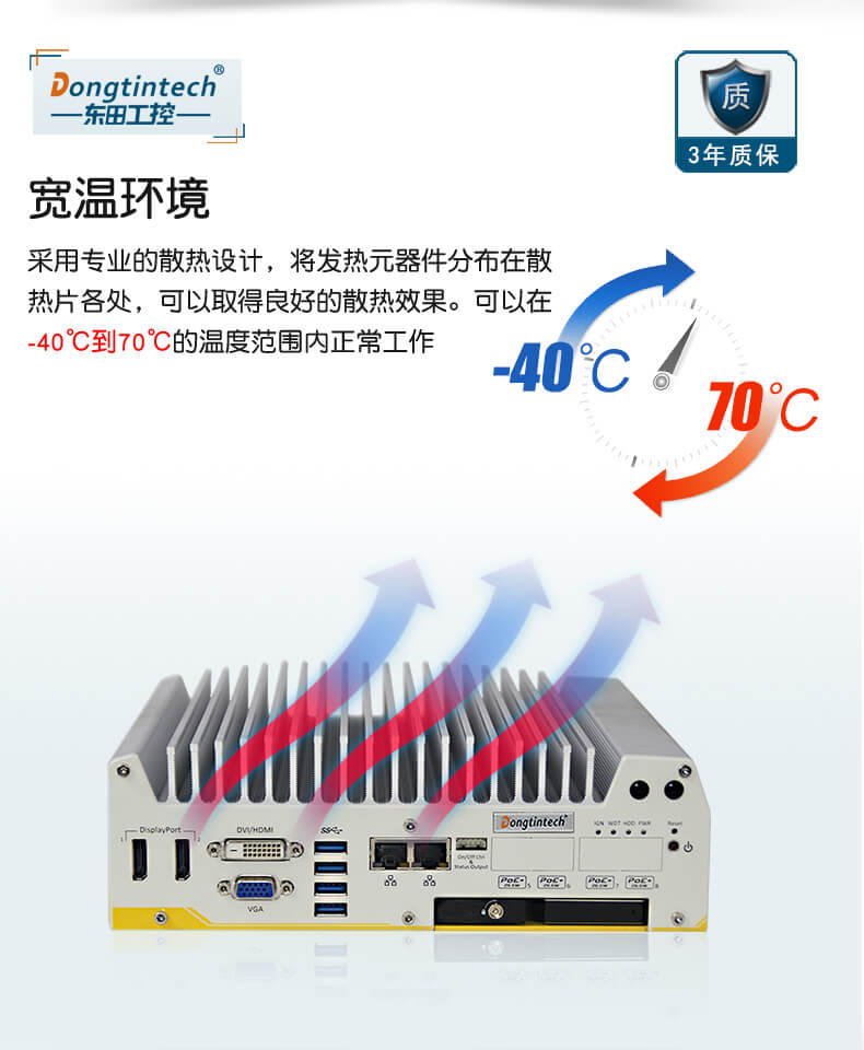 車載工控電腦,東田無風(fēng)扇工控機