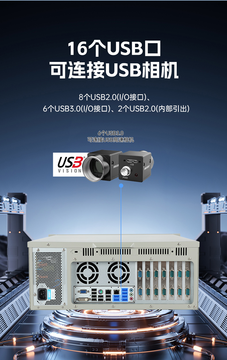 4U上架式工控機(jī),研華主板14個(gè)COM口主機(jī)電腦,DT-610L-684G2.jpg