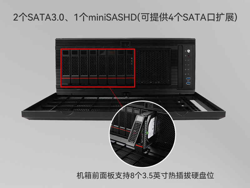 東田國產(chǎn)4U工控機(jī),雙路海光信息安全工控主機(jī),DT-46508-D3350MA